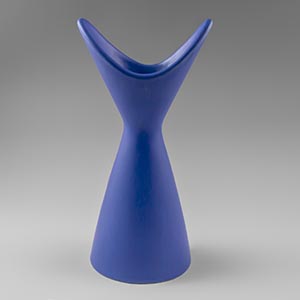Holm Sorensen for Soholm, blue wide-mouthed vase