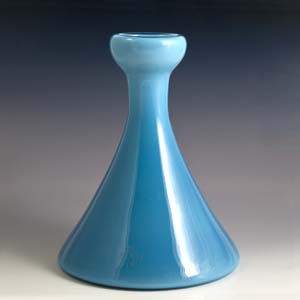 holmegaard blue carnaby vase