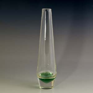 holmegaard solifleur vase in green