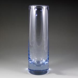 holmegaarde cylindrical vase by per lutken aqua series