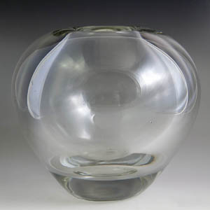 holmegaard ball vase designed by per lutken 1957