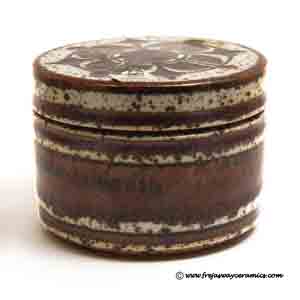 michael andersen & son round covered box designed by marianne starck