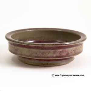 michael andersen and son small oxblood glazed bowl