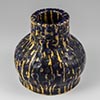 Unknown artist, short vase with blue dots