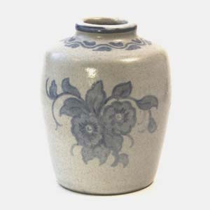 small hjorth vase with flowers