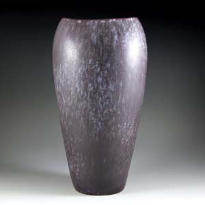 gunnar nylund for rorstrand dark blue haresfur axz vase
