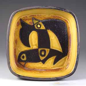 royal copenhagen small ashtray designed by johanne gerber abstract bird motif 784 over 2882