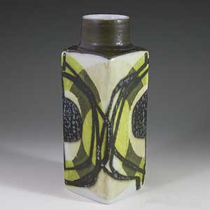 aluminia short baca vase designed by johanne gerber 796 over 3258