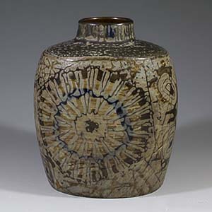 royal copenhagen thotsson baca sunflower vase 870 over 3752