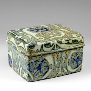 Royal Copenhagen covered Baca box by Nils Thorsson