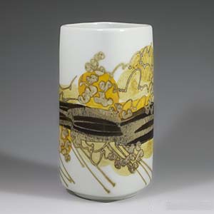 royal copenhagen vase sienna series by ellen malmer 962 over 3762