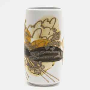 royal copenhagne fajance vase designe by ellen malmer siena series