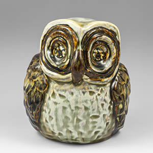 Soholm owl figurine designed by Josef Simon