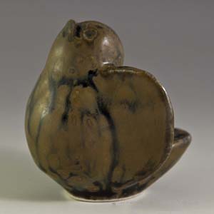 baby bird begging for food designed by josef simon for soholm ceramics
