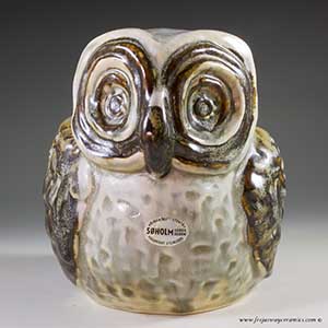 soholm owl figurine designed by maggi edsbock