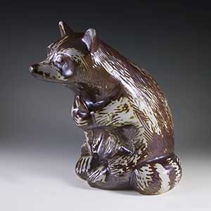 soholm raccoon figurine designed by haico nitzsche