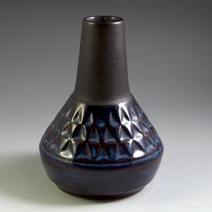 soholm vase blue series EJ_64_ designed by einar johansen