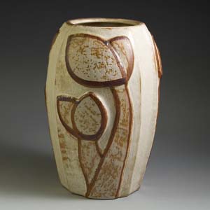 soholm 3-faced round vase designed by noomi 3682-1