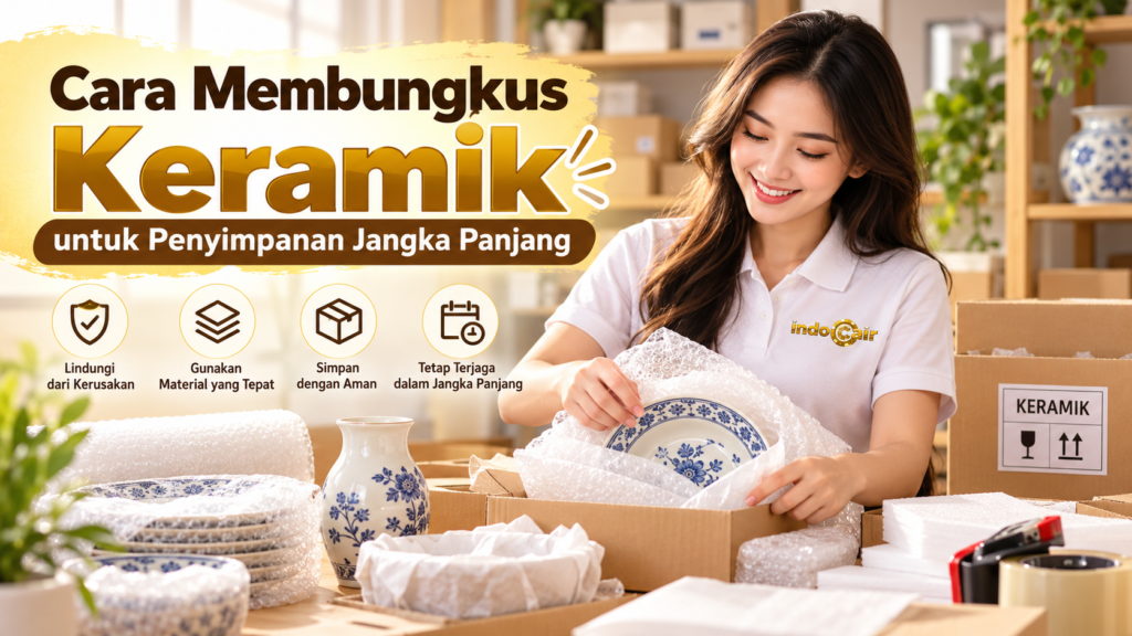 Cara membungkus keramik untuk penyimpanan jangka panjang