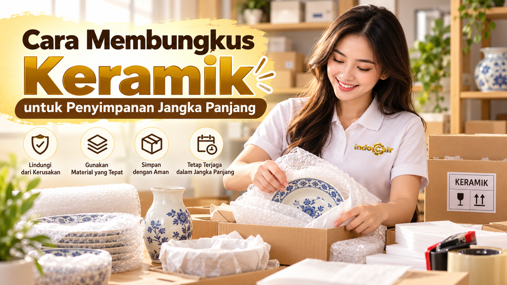 Cara Membungkus Keramik untuk Penyimpanan Jangka Panjang