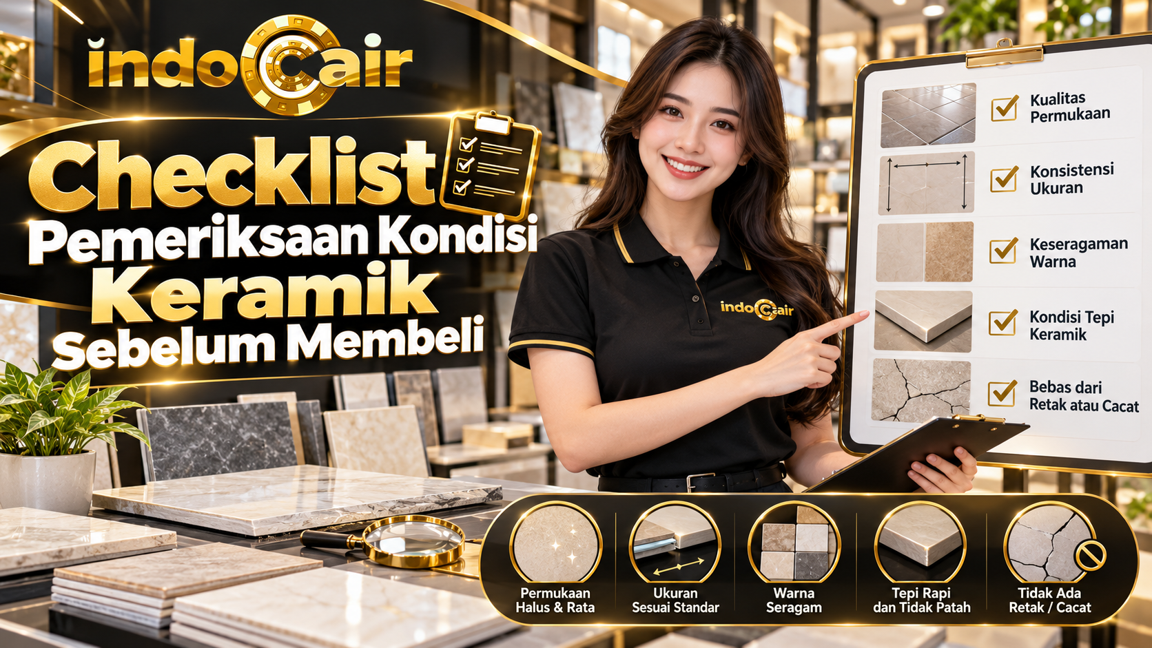 Checklist Pemeriksaan Kondisi Keramik Sebelum Membeli