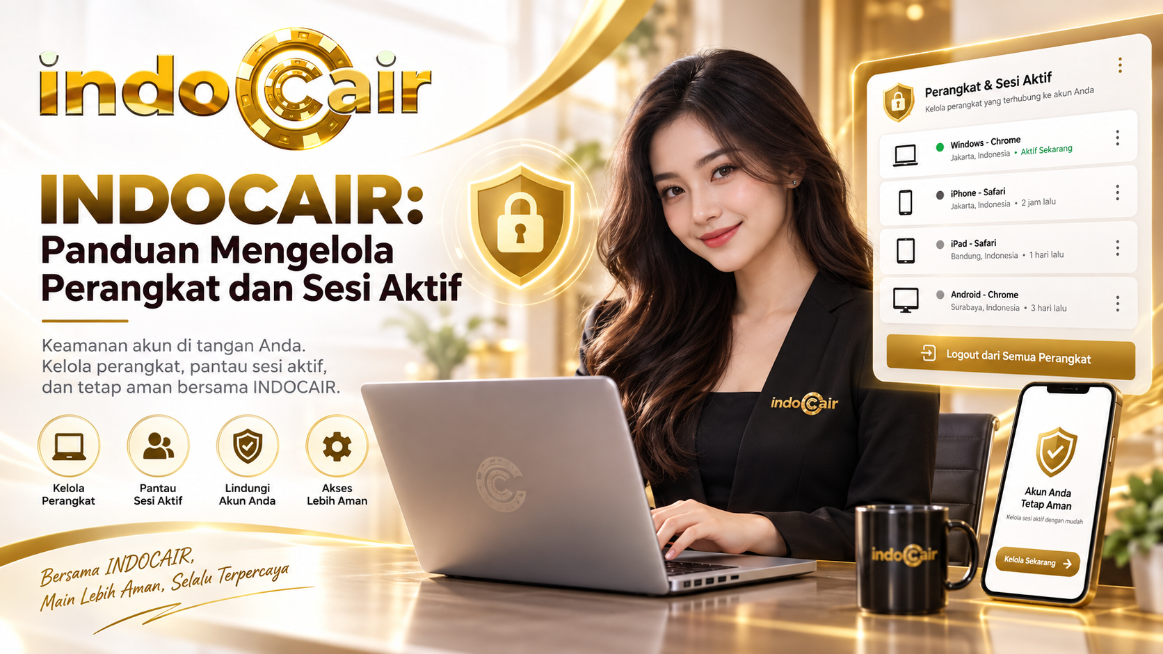 INDOCAIR: Cara Menilai Keamanan Akun Saat Berganti Perangkat
