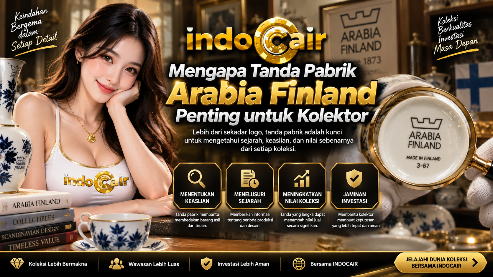 Arabia Finland: Cara Membaca Tanda Pabrik pada Keramik